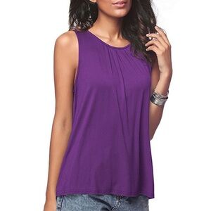 Tara Jarmon Kool Aid Purple Sleeveless Tank
